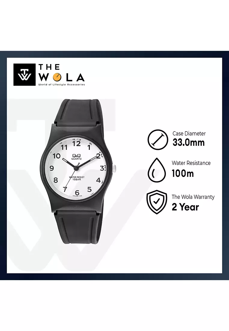 Watch By Citizen VP34J061Y Unisex Analog Watch with Black Rubber Strap