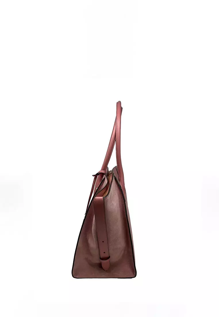 Buy Michael Kors Avril Extra Large Leather Top Zip Tote Bag Online