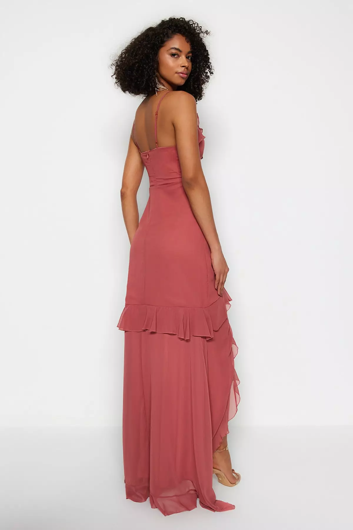 Chiffon dressing outlet gown