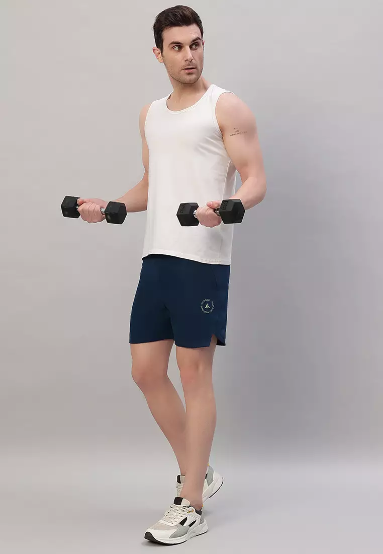 Celana Pendek Biru Pelatihan Pro Aktif Pria