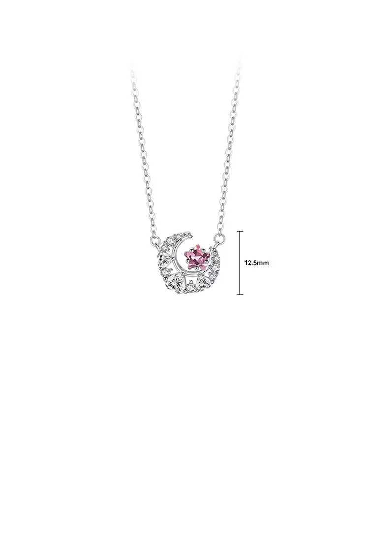 Buy Glamorousky 925 Sterling Silver Fashion Bright Moon Star