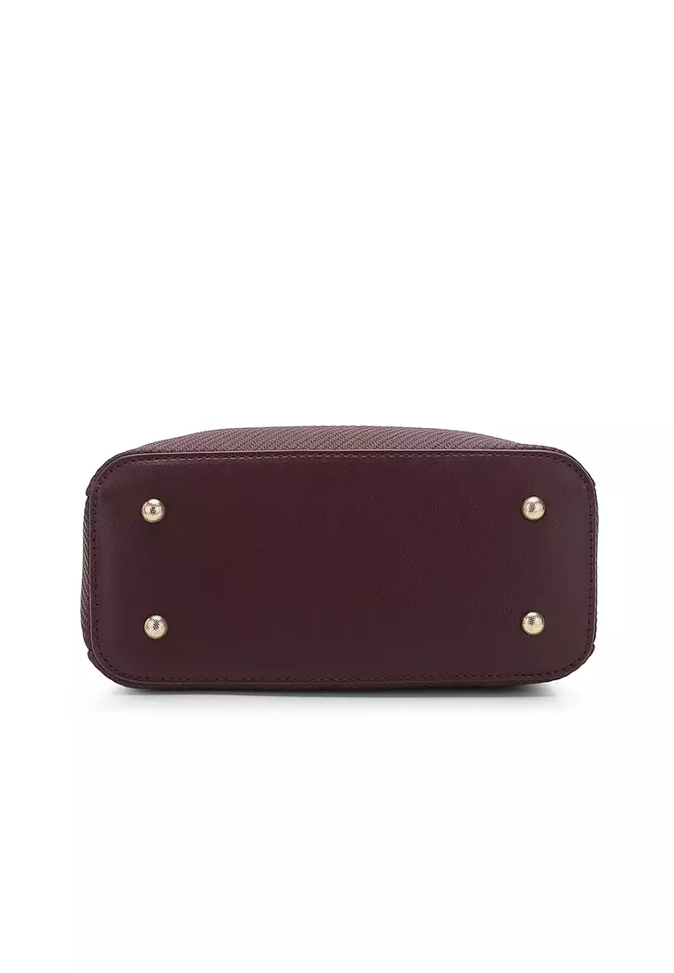 Women's Top Handle Bag / Sling Bag / Crossbody Bag / Shoulder Bag (Tas Tangan Wanita / Tas Selempang Wanita / Tas Bahu Wanita) - Merah