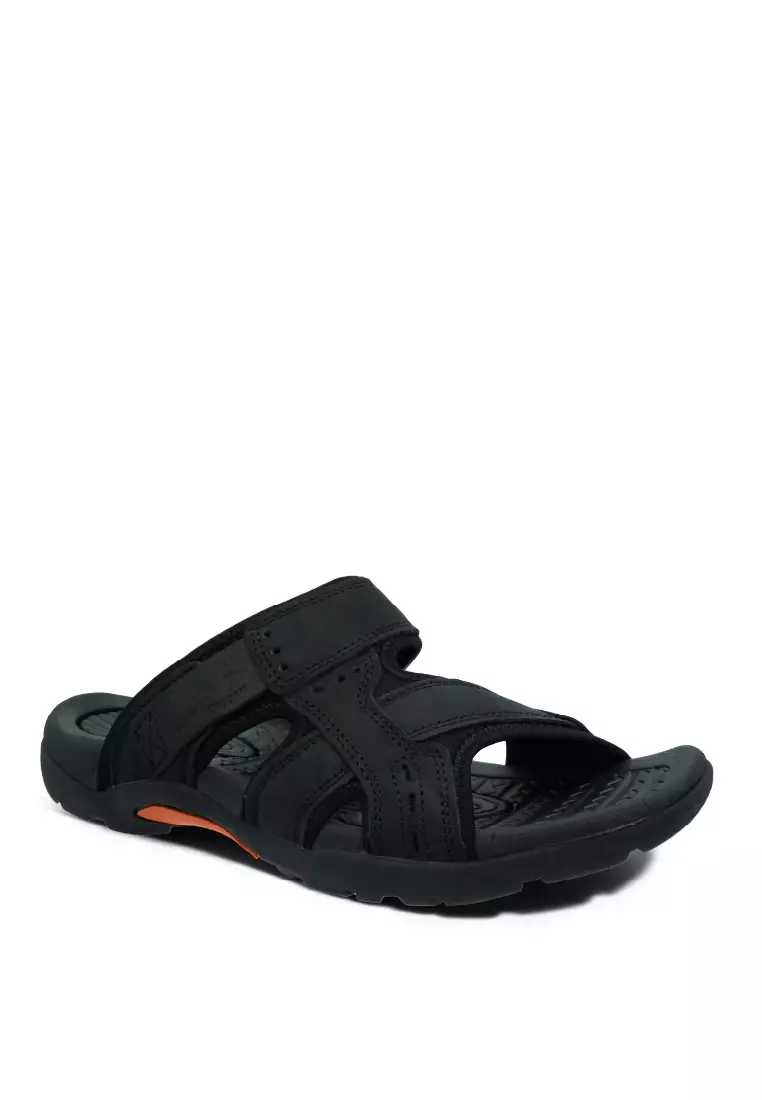 Men Slip On Faux Leather Classic Casual Sandals - 250441264