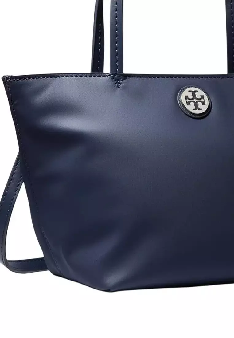 Buy TORY BURCH Women's Nylon Mini Tote in Navy Blue 167913 Online