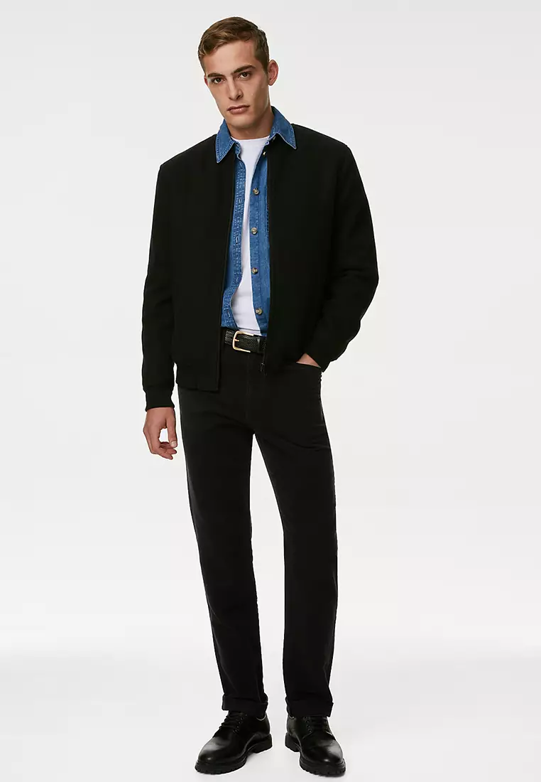 Regular Fit Moleskin Trousers