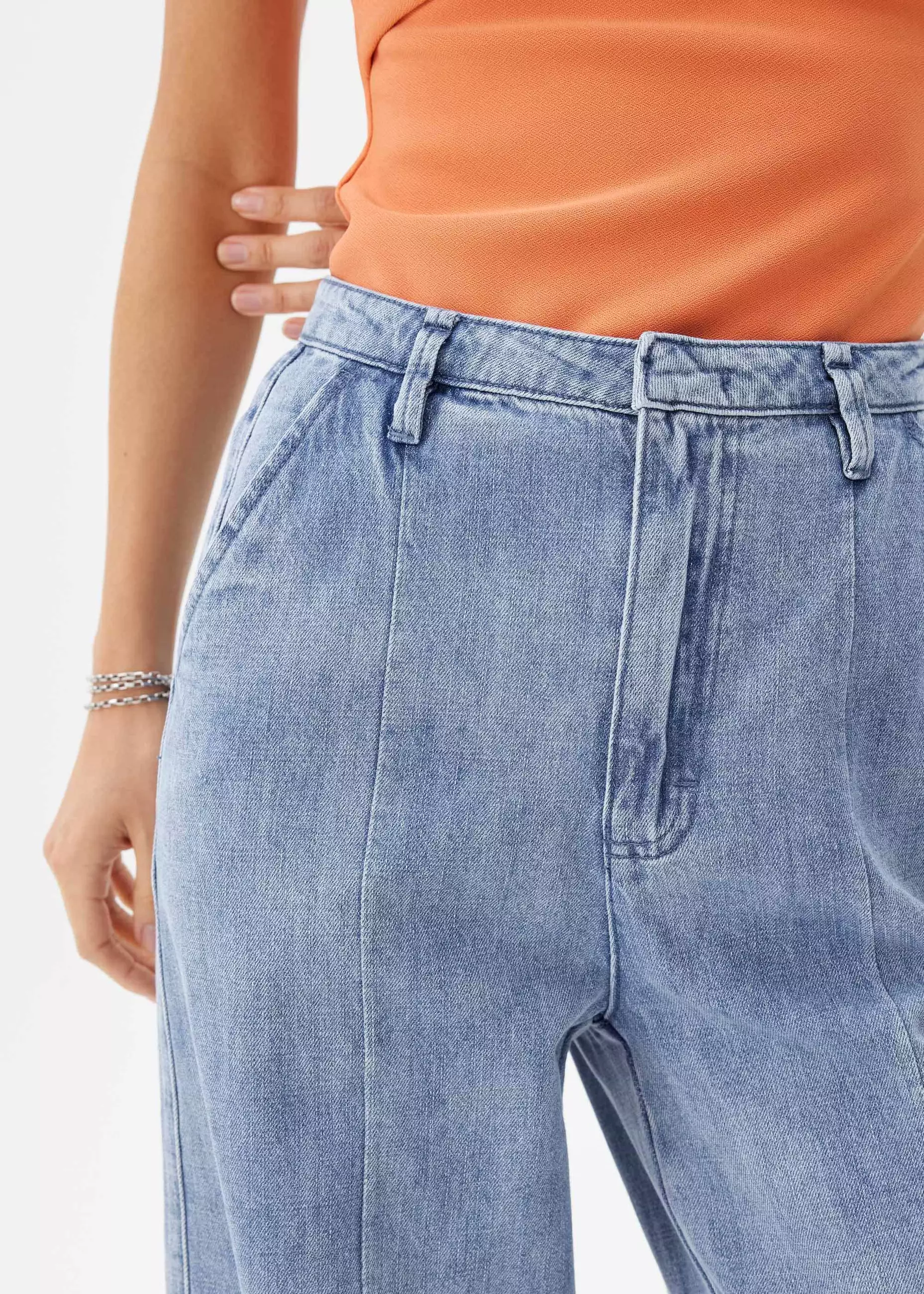 Celana Wanita - Denim Wide Leg Jeans