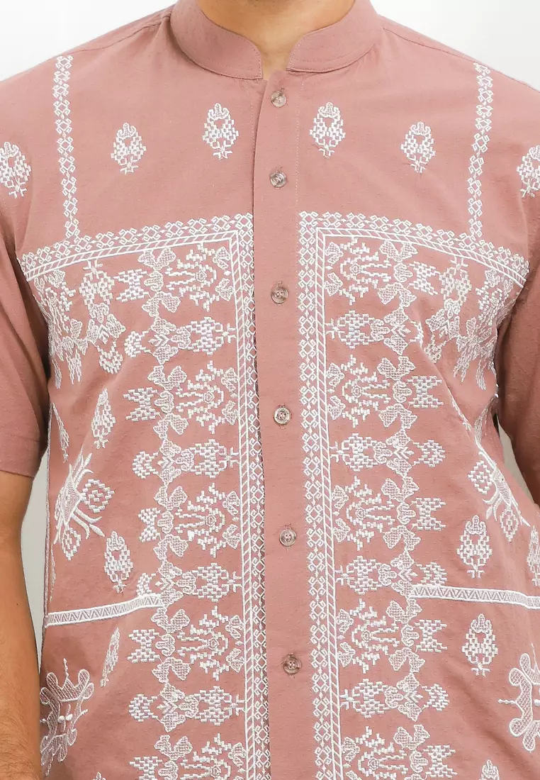 Petit Point Short Sleeve Baju Koko