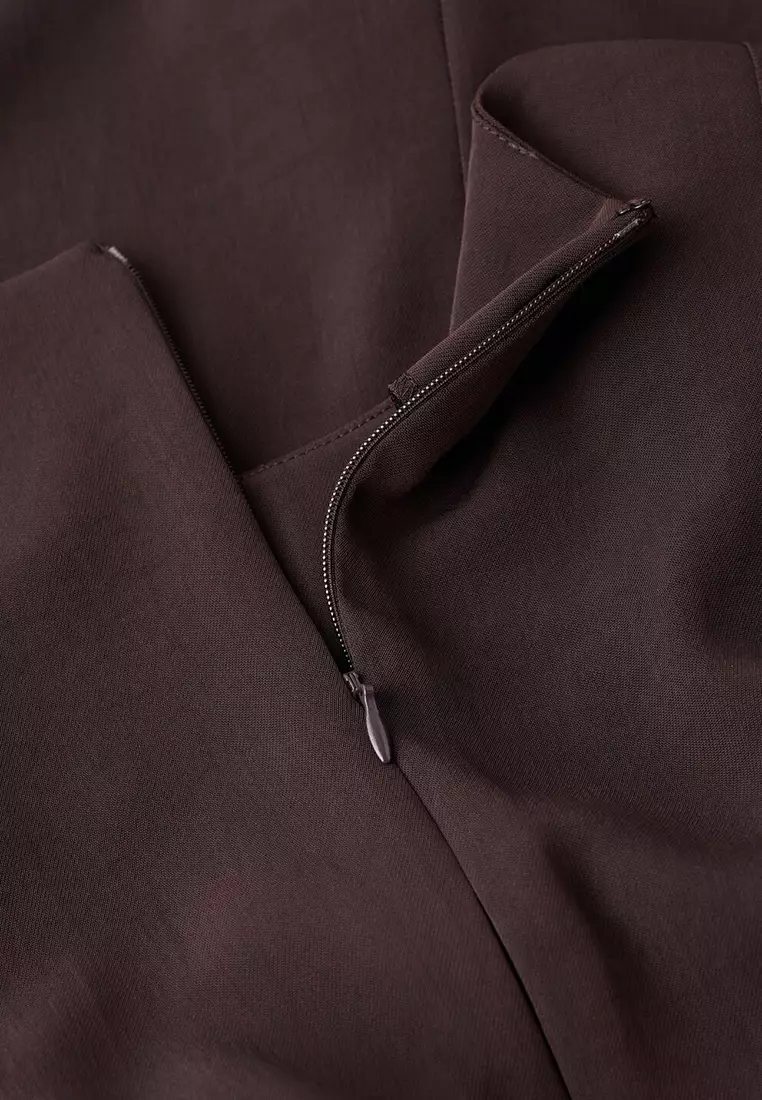 A-Line Dress With Godets