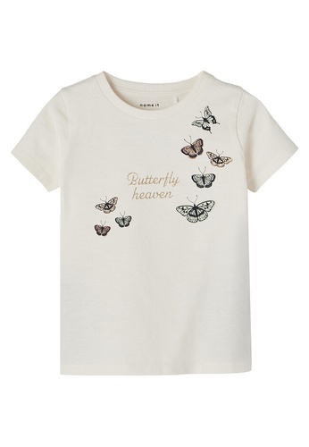 NAME IT beige Jusa Short Sleeves T-Shirt 87FF3KAA94317FGS_1