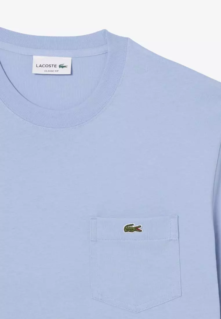 Cotton T-shirt with Breast Pocket