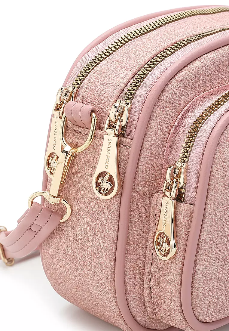 Women's Sling Bag / Crossbody Bag / Shoulder Bag - Pink