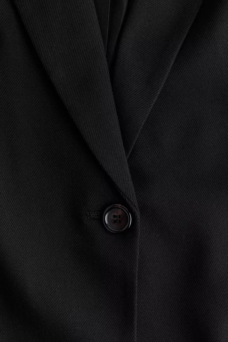 Gathered-sleeve blazer