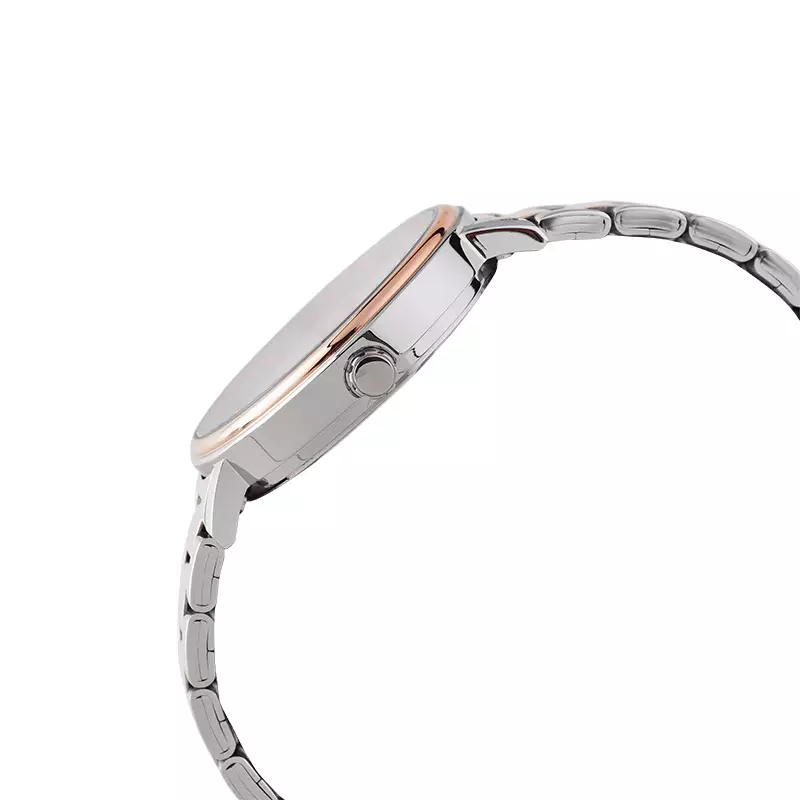 Jam Tangan Wanita Alba Fashion AG8N96X1 Ladies Silver White Dial Dual Tone Stainless Steel Strap