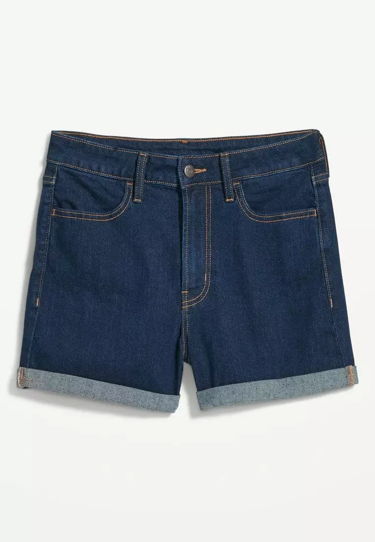 High-Waisted Wow Jean Shorts for Women