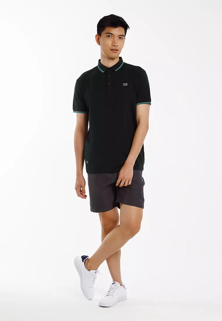 Forest Sport Shorts Double Tiping Casual Short Pants Men  - 65863-03DkGrey