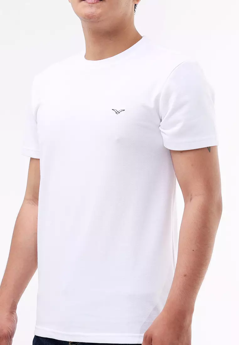 Round Neck Pique Short Sleeve