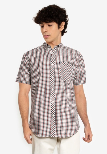 Ben Sherman red Signature House Check 0A9FAAA337D35DGS_1