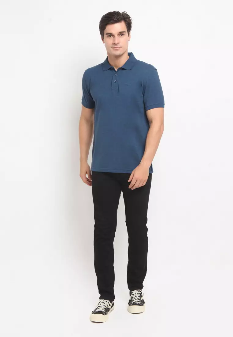 POLICE Polo Shirt Krah Polos Pria 207200201