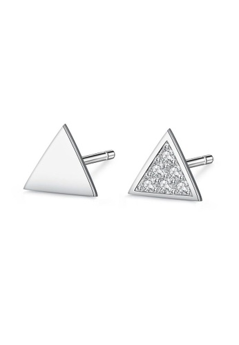 Rouse silver S925 Advanced Geometry Stud Earrings 44605AC14F1725GS_1