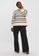 Vero Moda beige Plus Size Stripe Pullover 8E023AAE450764GS_4