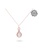 Millenne silver MILLENNE Made For The Night Intricate Drop Studded Cubic Zirconia Rose Gold Necklace with 925 Sterling Silver C3106ACFF65CF1GS_5