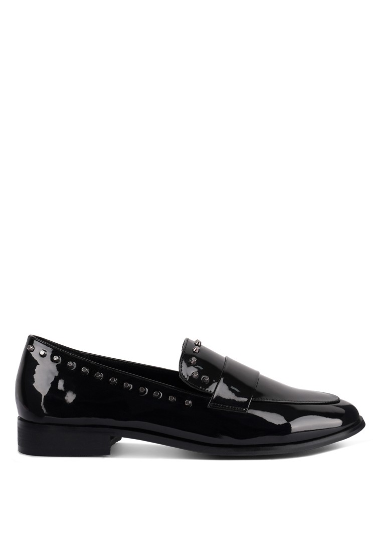 Black Shine Forever Slip-On