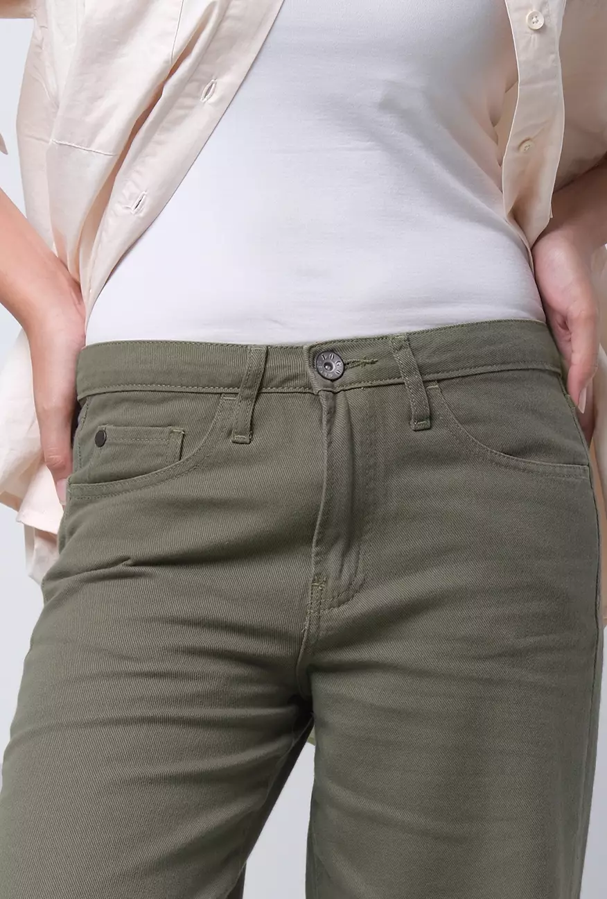 Celana Wanita Loose I2 Series Army