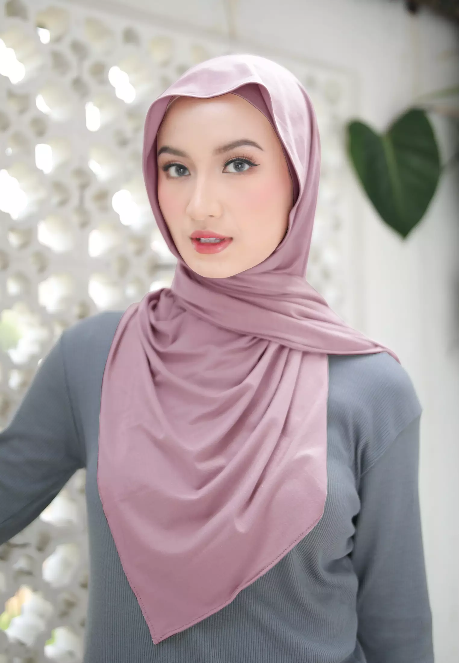 Cotton Bee - Nayma Turkey Shawl | Pashmina Rayon Premium - Purple Lilac