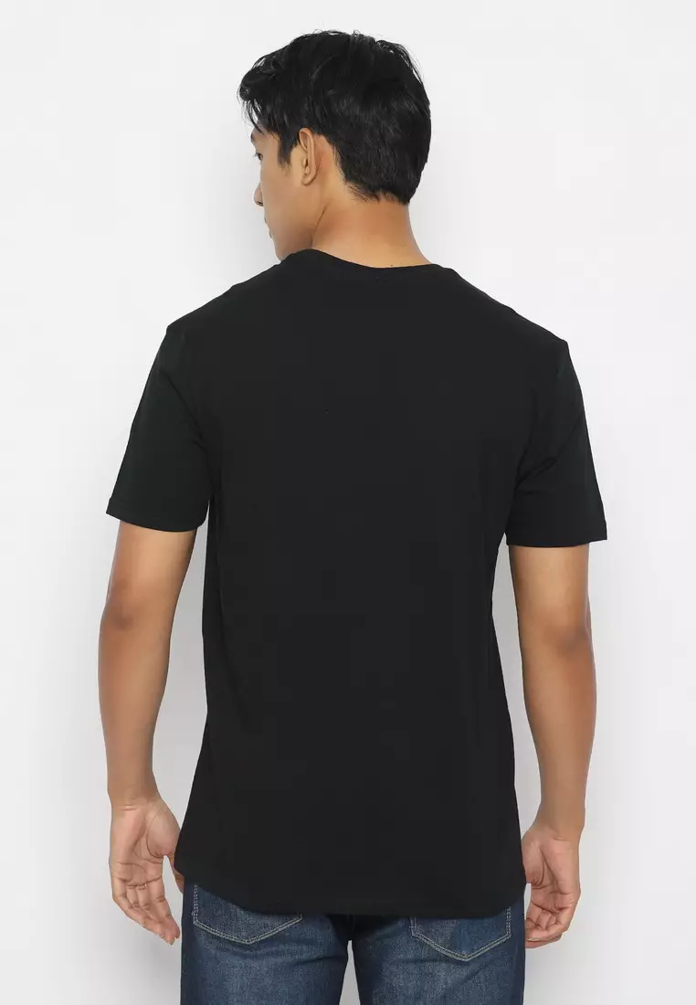 POLICE T-Shirt Cotton Combed Sablon Raster Pria 207280031