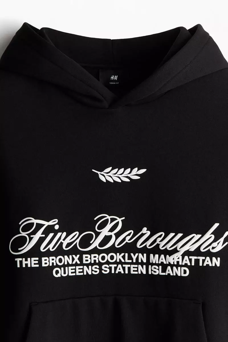 Loose Fit Printed hoodie