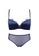 W.Excellence blue Premium Blue Lace Lingerie Set (Bra and Underwear) 1EAAEUS5F83862GS_1