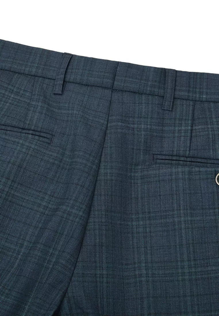 純羊毛套裝西裝褲