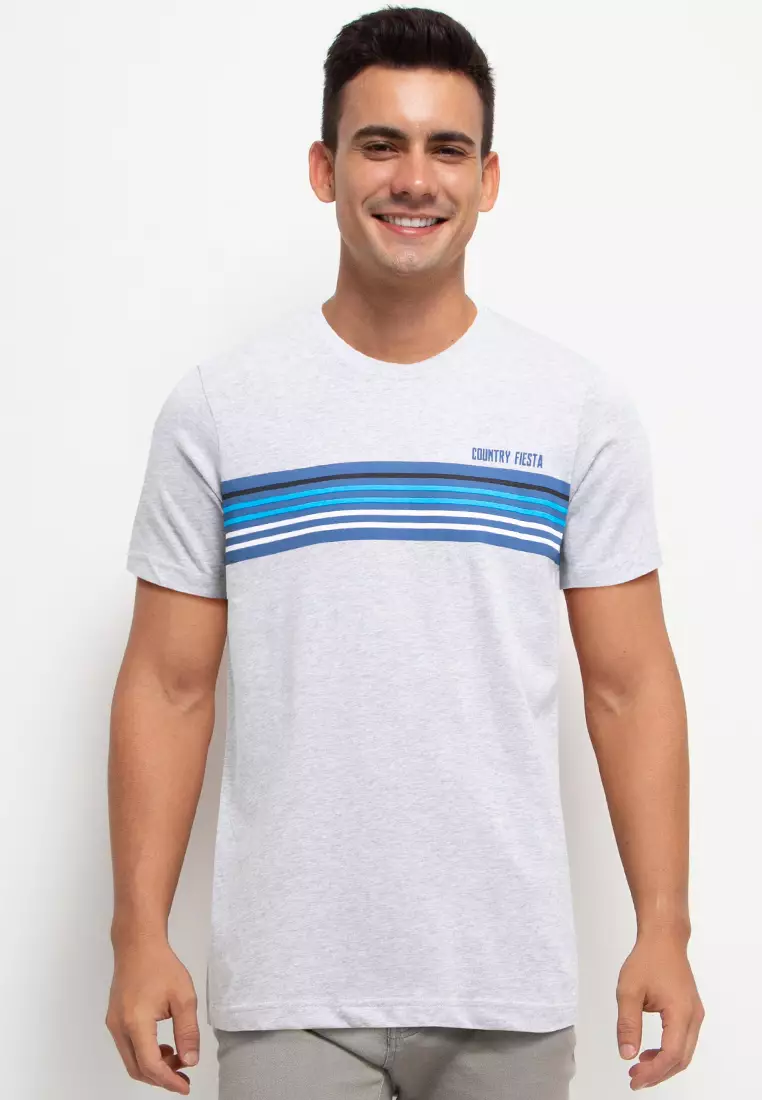 Jual Country Fiesta Men S Tshirt Print Fashion Original Zalora