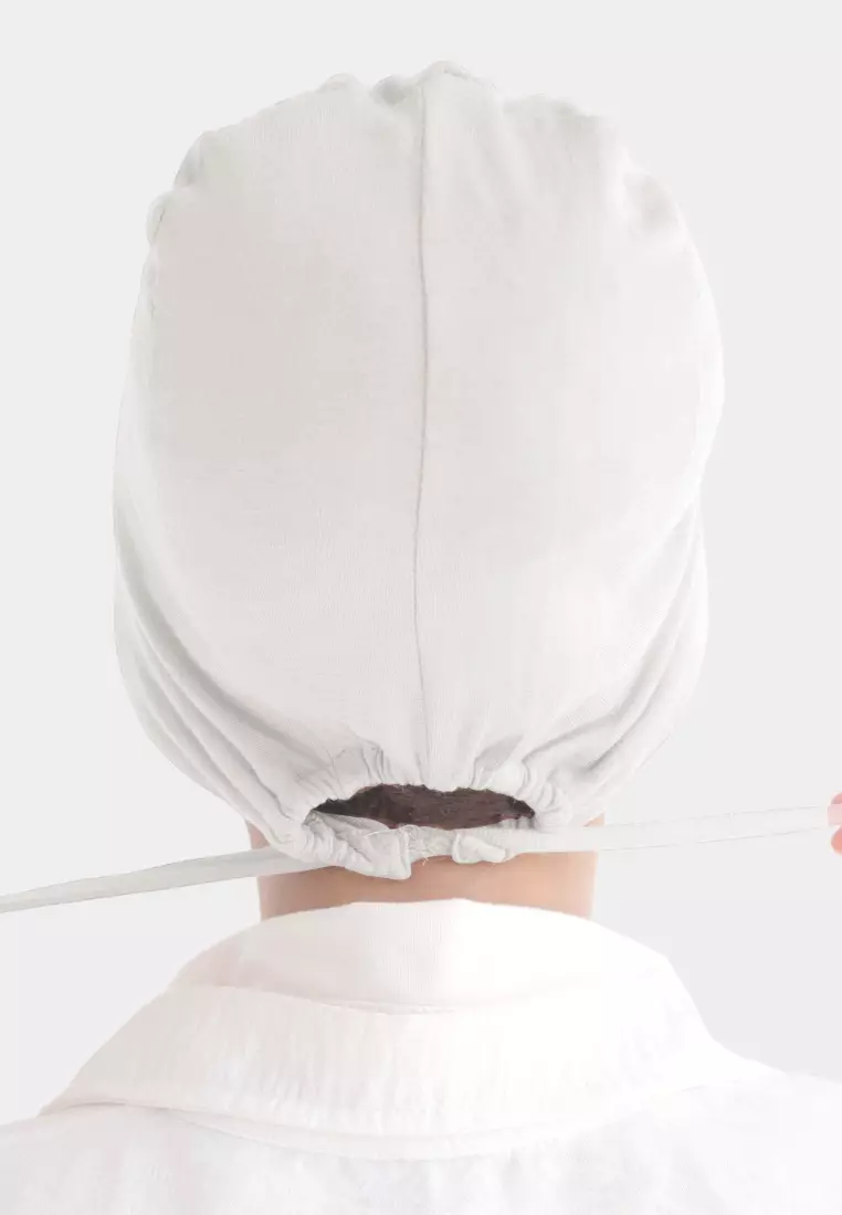 Ciput Tali Inner Hijab Rayon Basic Dalaman Hijab - Broken White