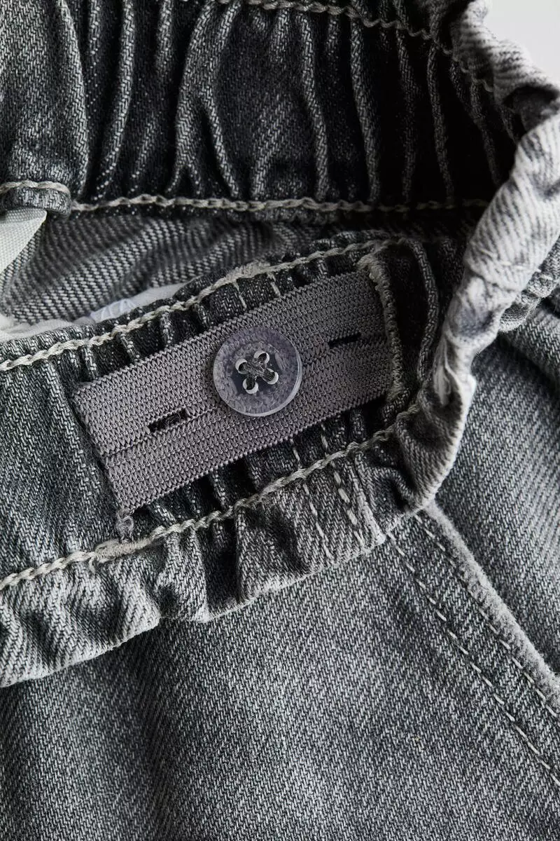 Wide Leg paper bag jeans