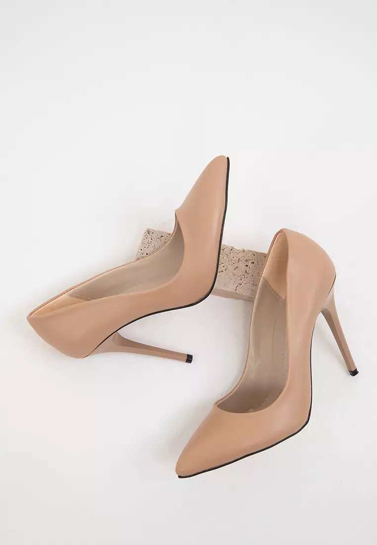 Nude Classic Women's Heeled Shoes - 19720