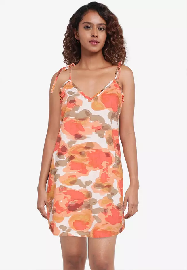 Joa button store down dress