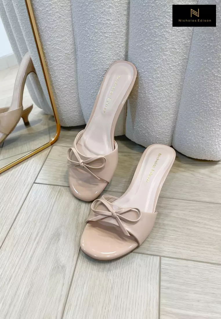 Nicholas Edison Heel Yuza Beige