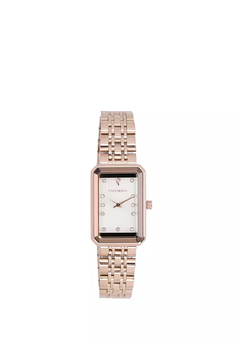 Buy Carlo Rino White Eloquence Timepiece 2026 Online | ZALORA