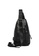 Lara black Plain Zipper Cross Body Bag - Black 560B6AC9A6EF0FGS_2