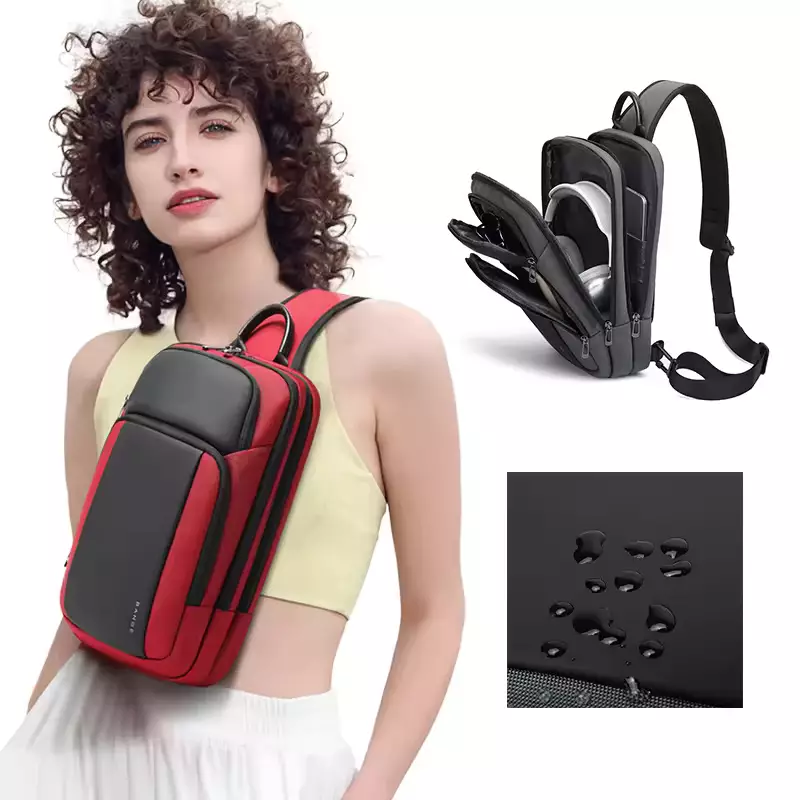 Bange BG7795 Tas Selempang Sling Bag Pria - RED