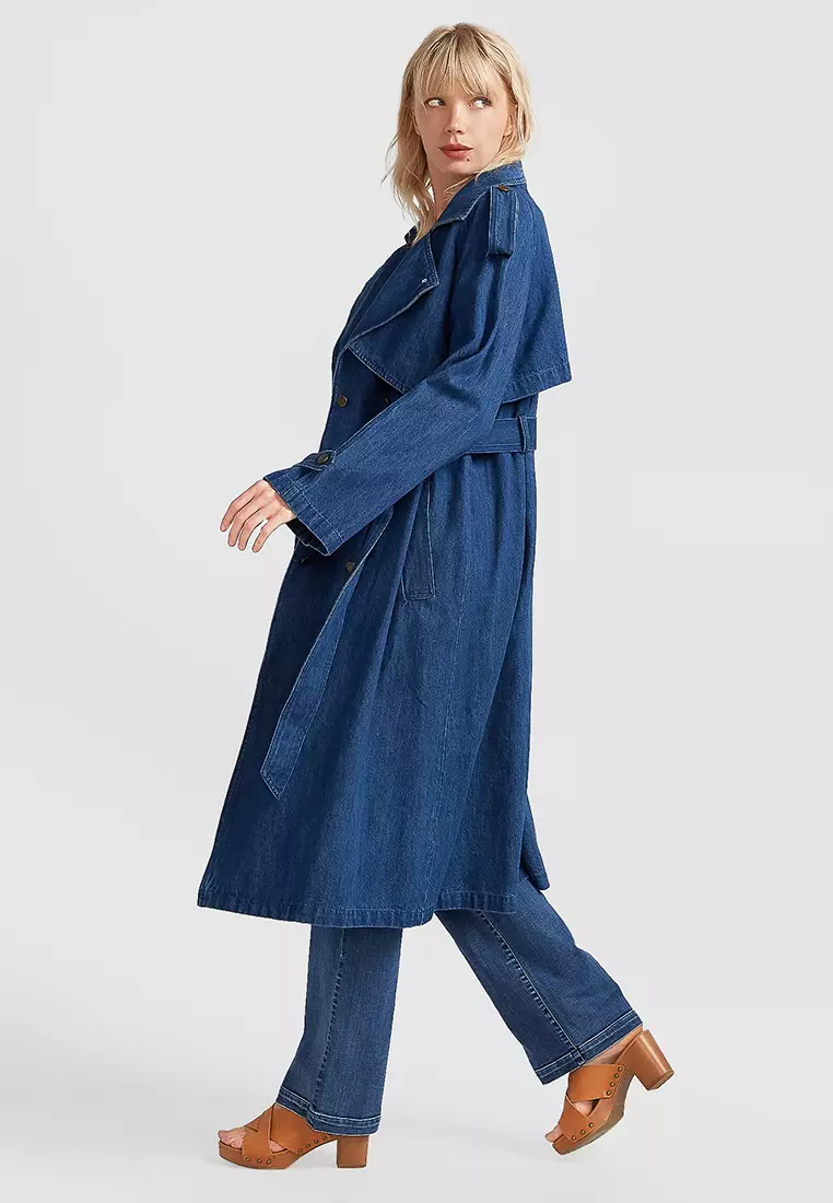 Belle & Bloom Wild Skies Denim Trench 2024 | Buy Belle & Bloom Online ...