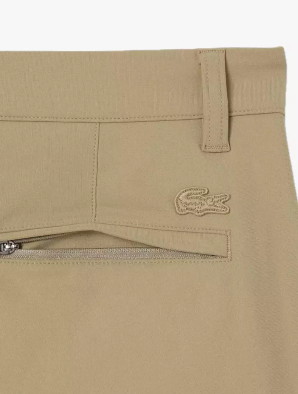 Slim Fit Stretch Chino Pants - Beige