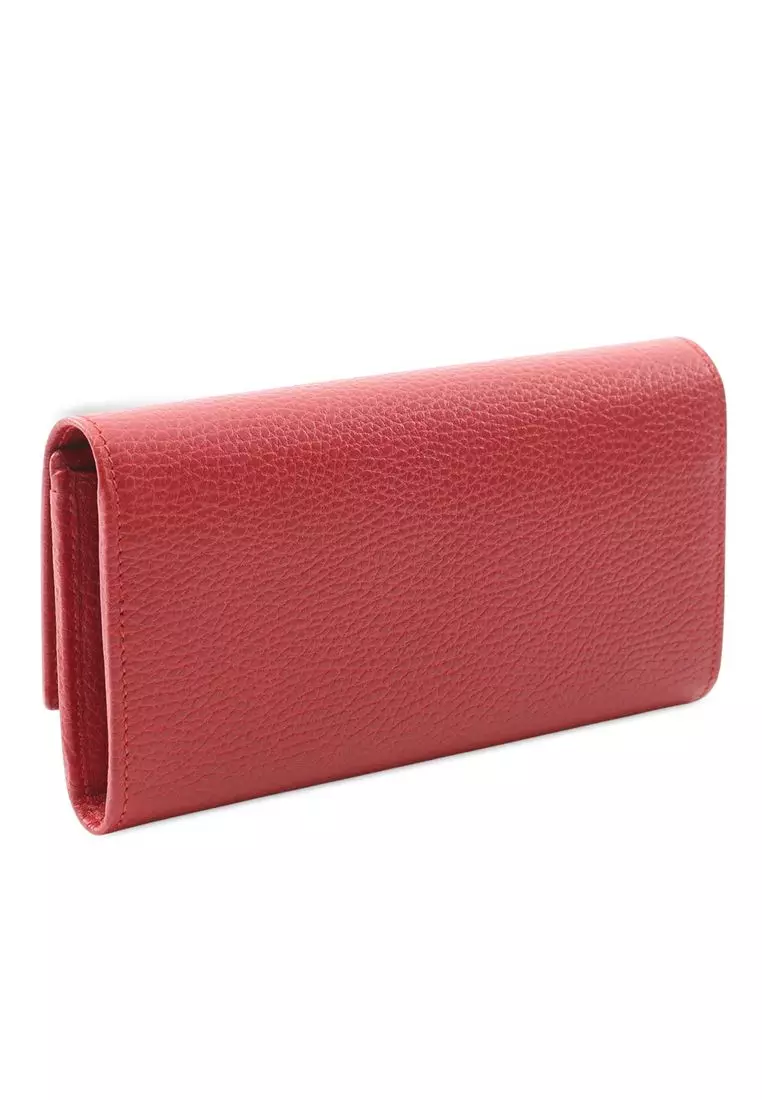 Pre-Loved Gucci Gg Marmont Leather Continental Wallet