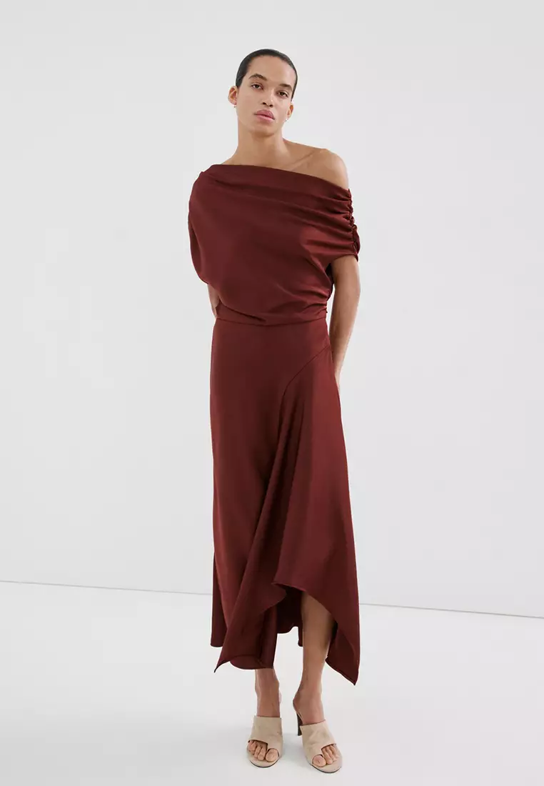 Asymmetrical Flared Dress