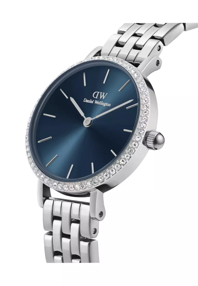 Buy Daniel Wellington Petite 28mm Bezel 5 link Arctic Silver