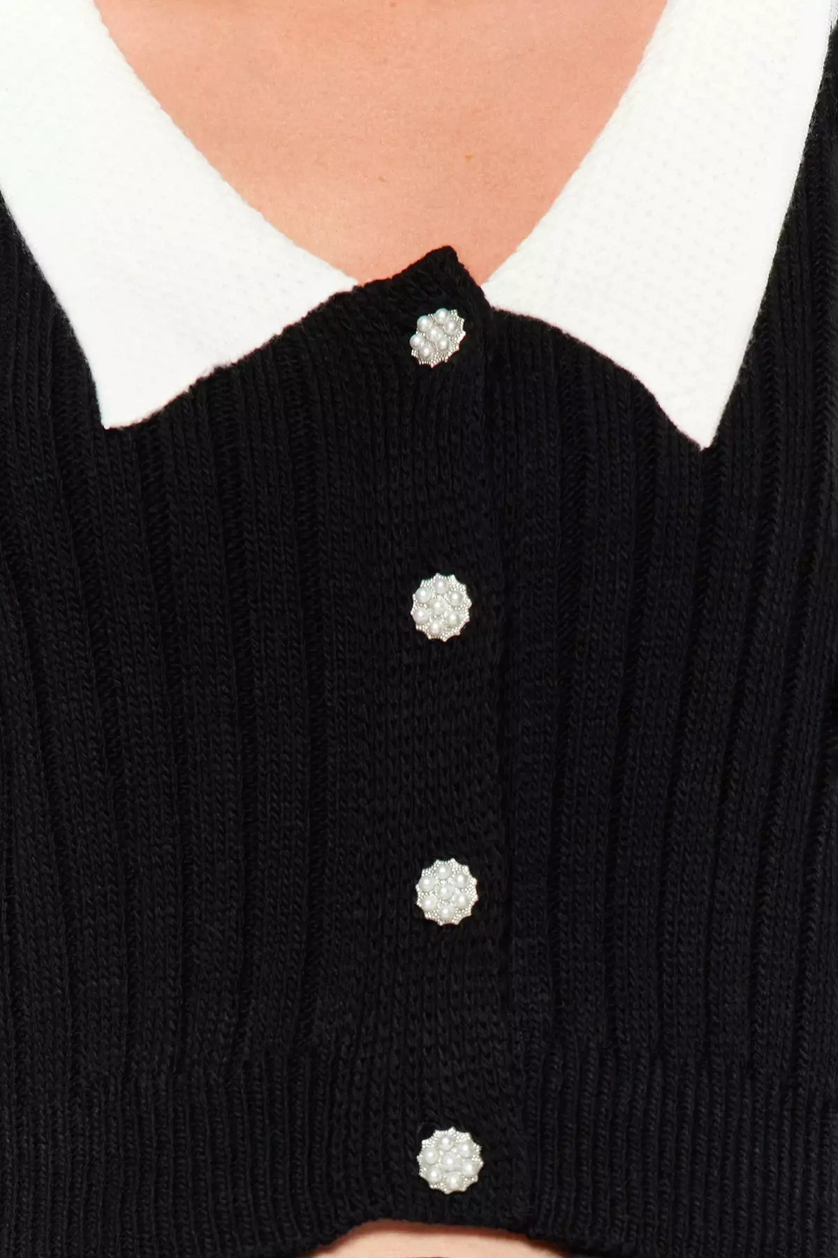 Collared Crop Cardigan