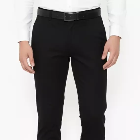 Lawell Celana Chino Panjang Pria Slim Fit - Bawahan Polos Branded Kualitas Premium | Nyaman untuk Kerja & Kasual | Warna Black