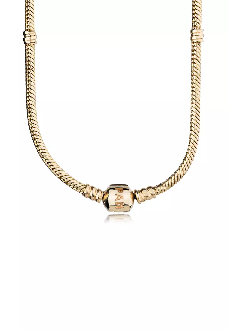 Pandora 14k gold clearance snake chain necklace