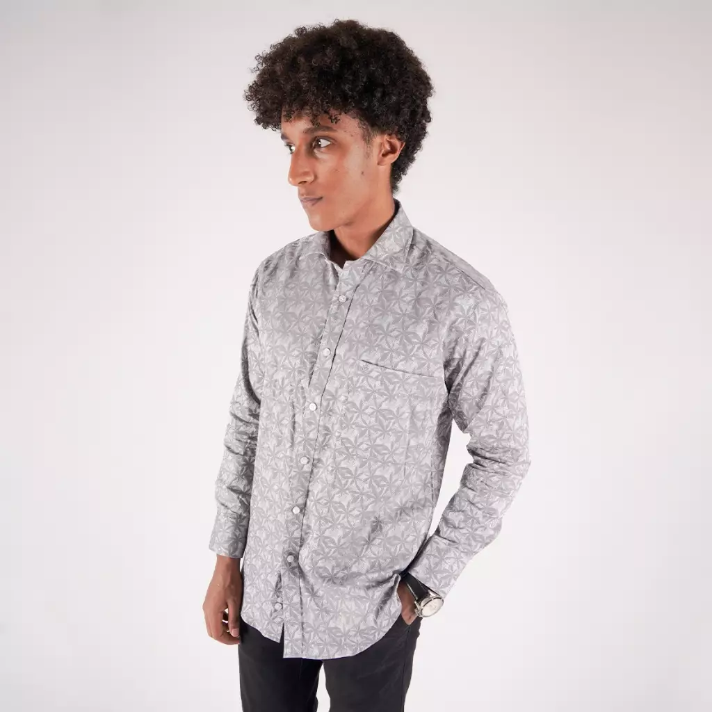 Kemeja Guy Laroche Lengan Panjang Bentley Dre Print